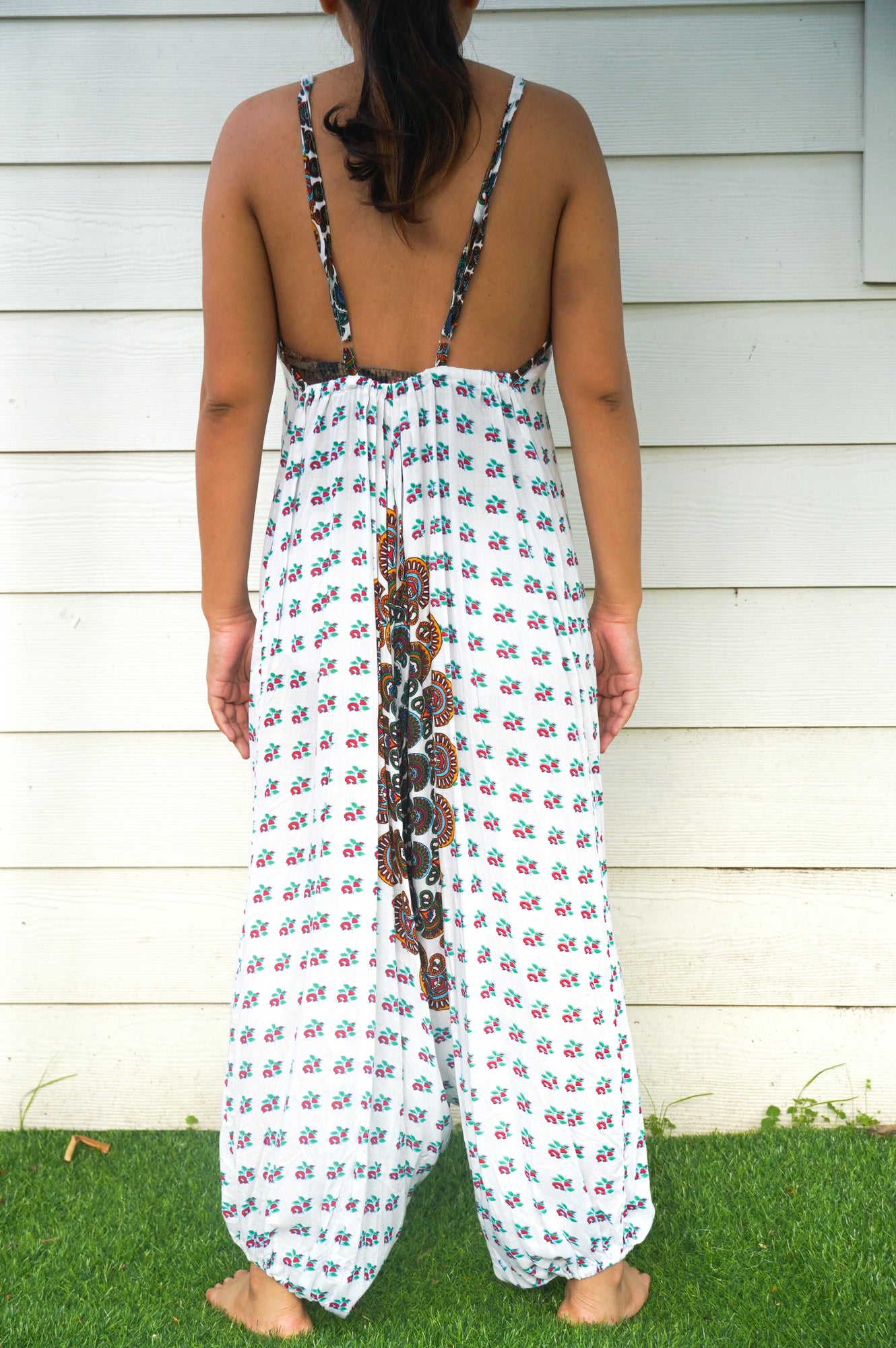 White Chakra Boho Hippie Jumpsuits