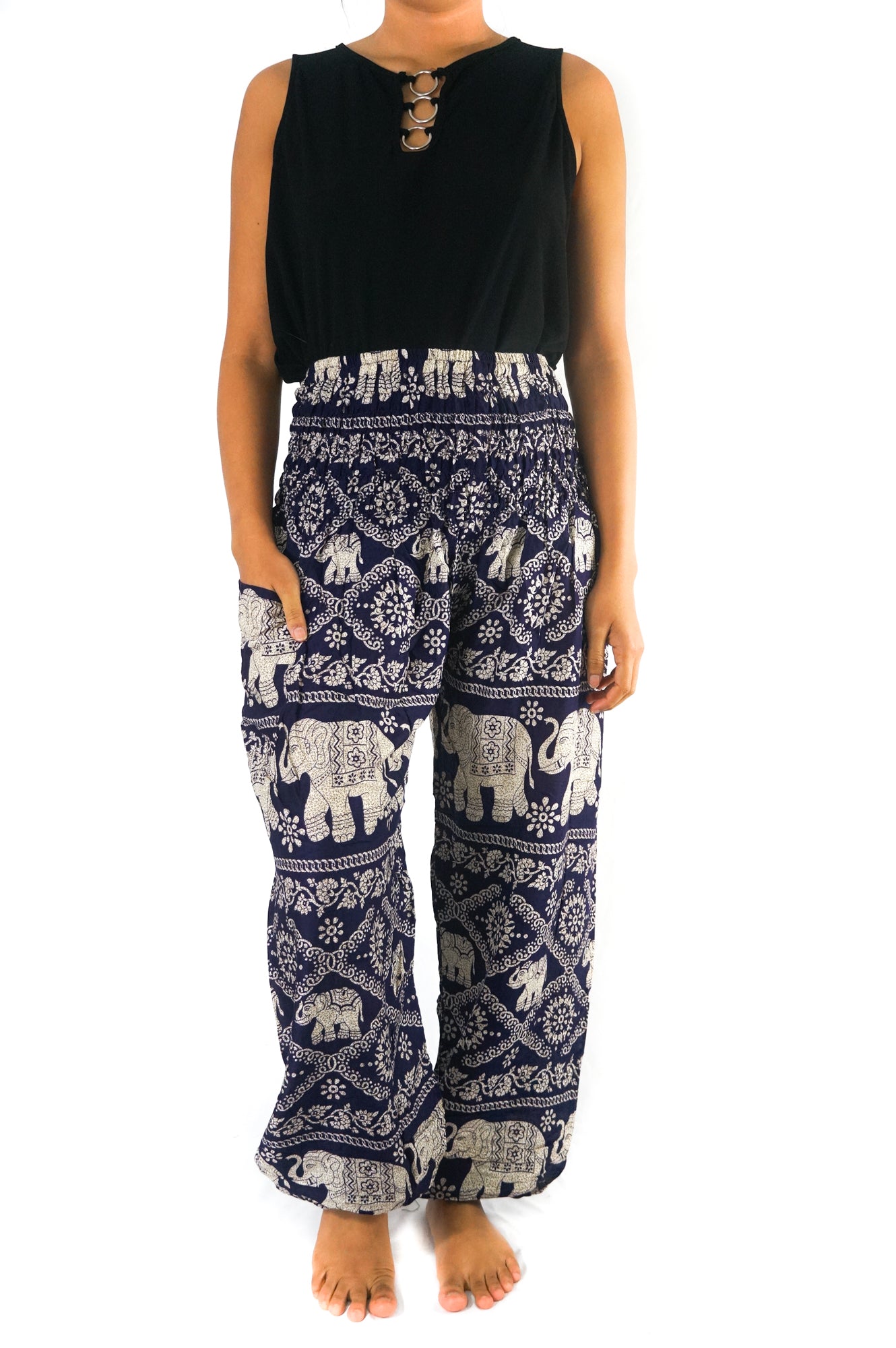 Purple ELEPHANT Women Boho & Hippie Harem Pants