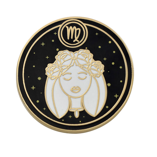 Virgo Astrological Sign - Star Sign / Astrology Enamel Pins