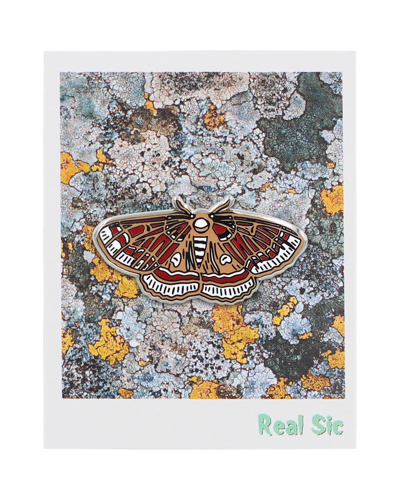Moth Pin - Cute & Occult Moth Enamel Pin in 4 Colors