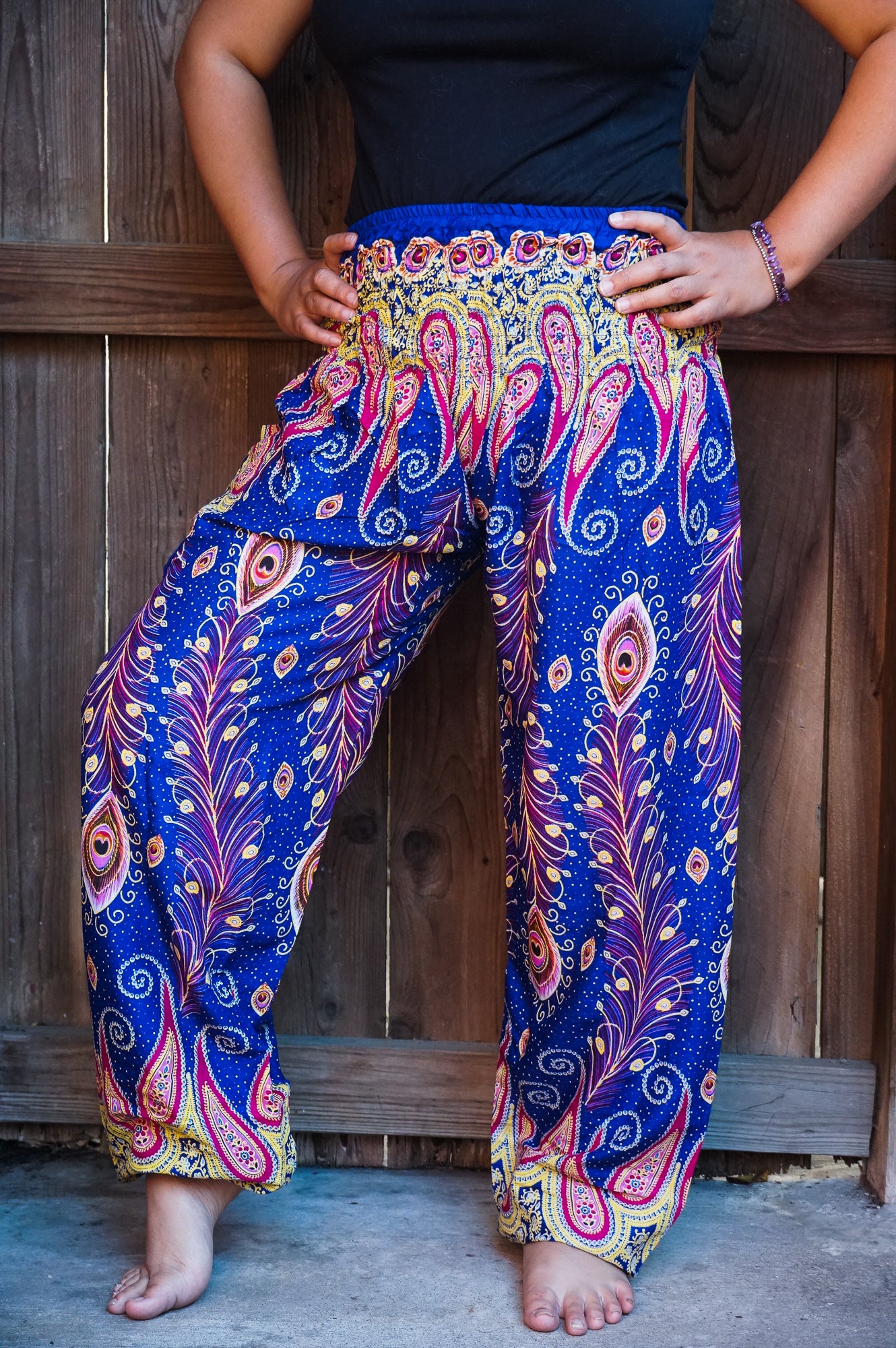 Blue Peacock Women Boho & Hippie Harem Pants