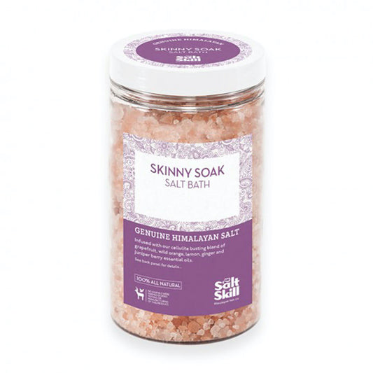 Salt Skill - Natural Himalayan Soaking Bath Salts Skinny 32 OZ