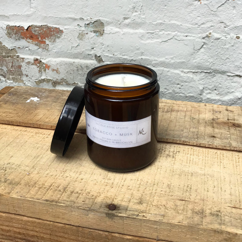 Tobacco + Musk Soy Wax Candle