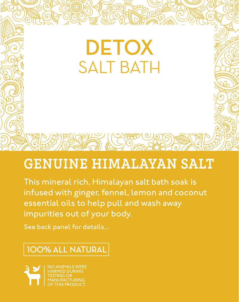 Salt Skill - Natural Himalayan Soaking Bath Salts Detox 32 OZ