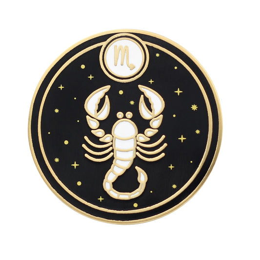 Scorpio Astrological Sign - Star Sign / Astrology Enamel pin