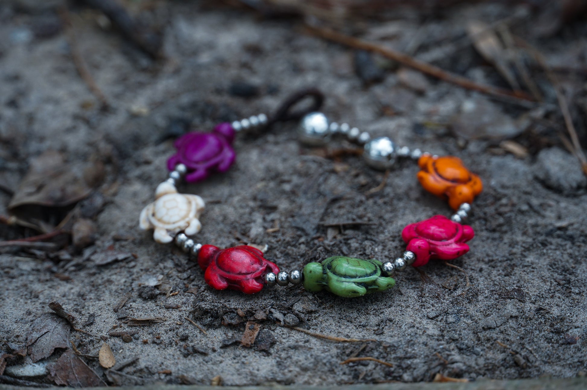 Turtle Silver Boho Bracelet - Bracelets & Anklets