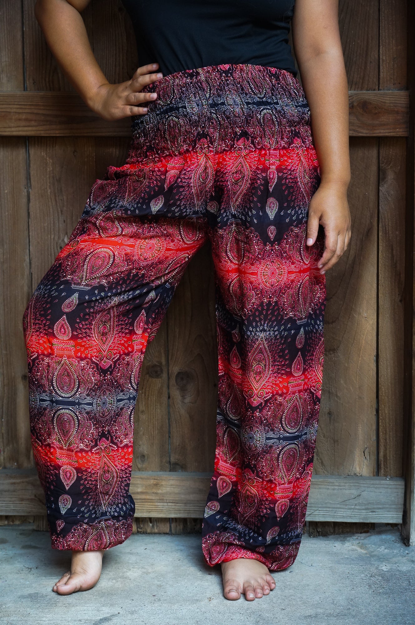 Striped Women Boho & Hippie Harem Pants