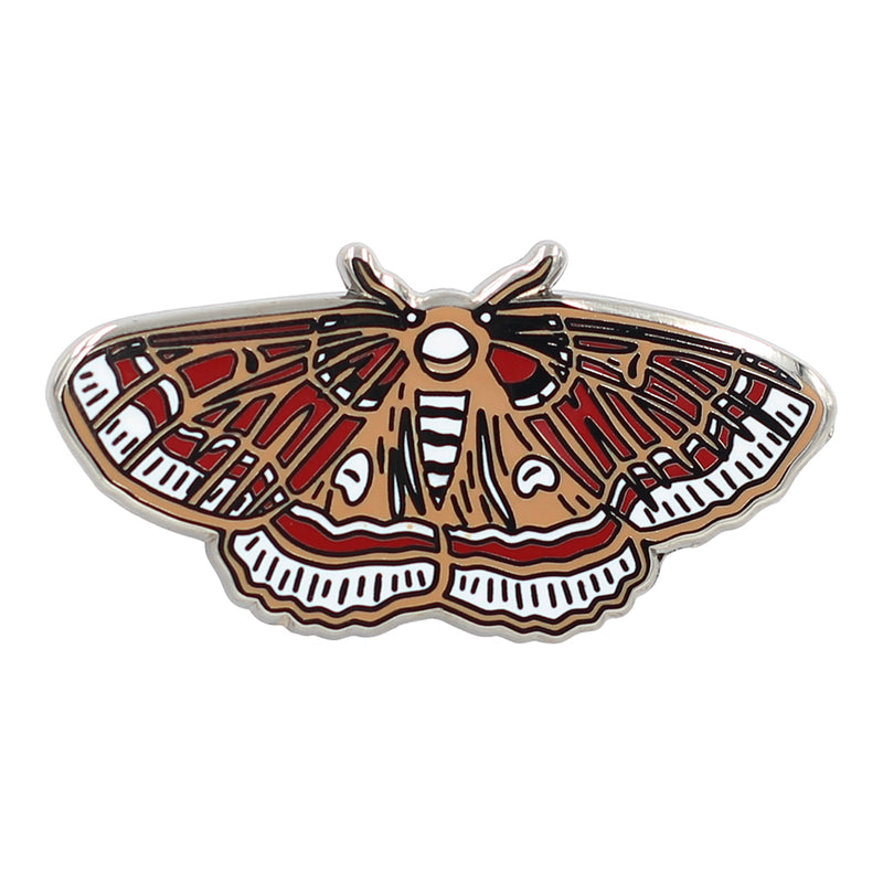 Moth Pin - Cute & Occult Moth Enamel Pin in 4 Colors