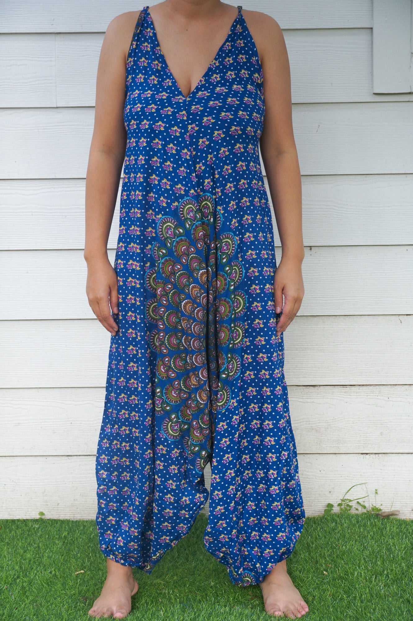 Blue Chakra Hippie Boho Jumpsuits