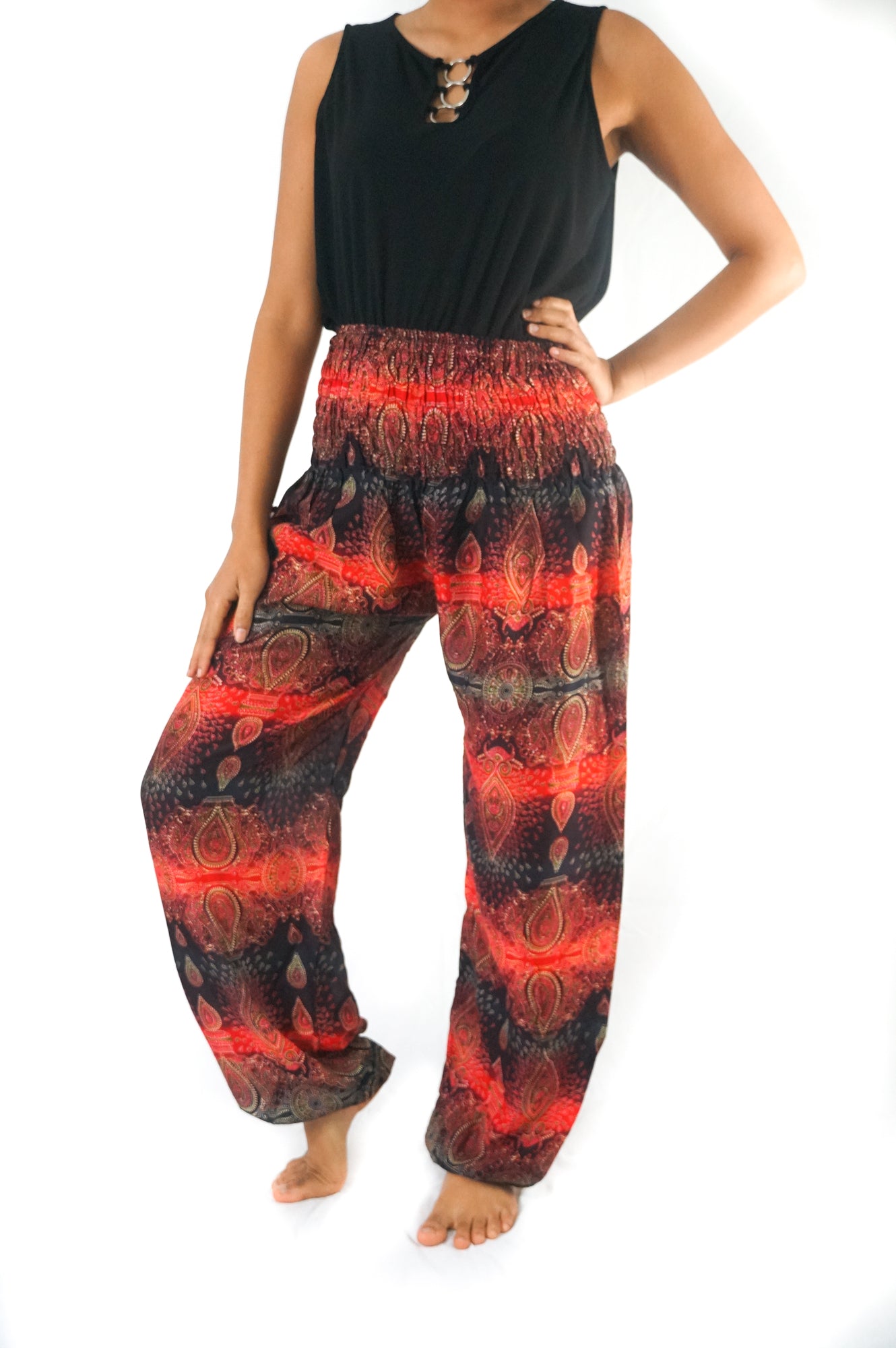 Striped Women Boho & Hippie Harem Pants