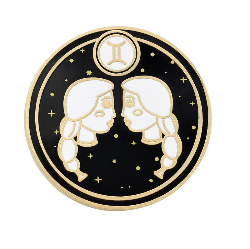 Gemini Astrological Sign Pin - Star Sign / Astrology Enamel Pins