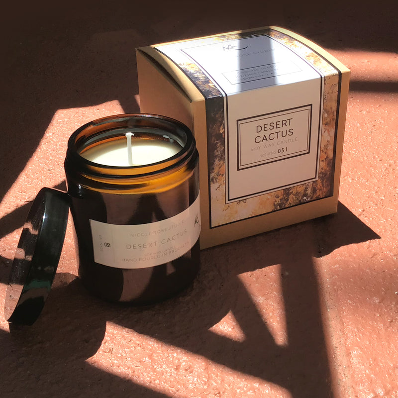 Desert Cactus Scented Soy Wax Candle