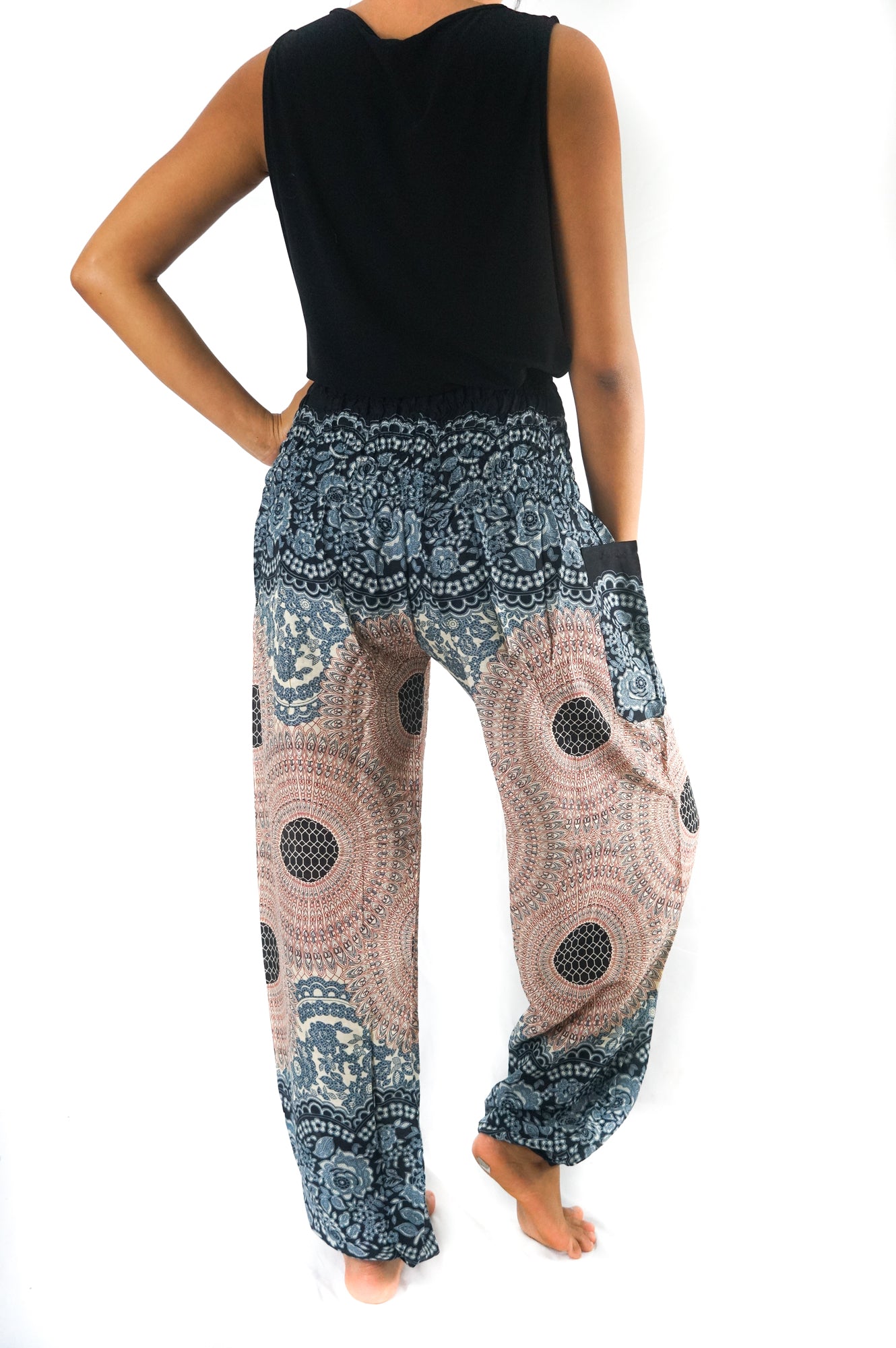 Pink MANDALA Women Boho & Hippie Harem Pants