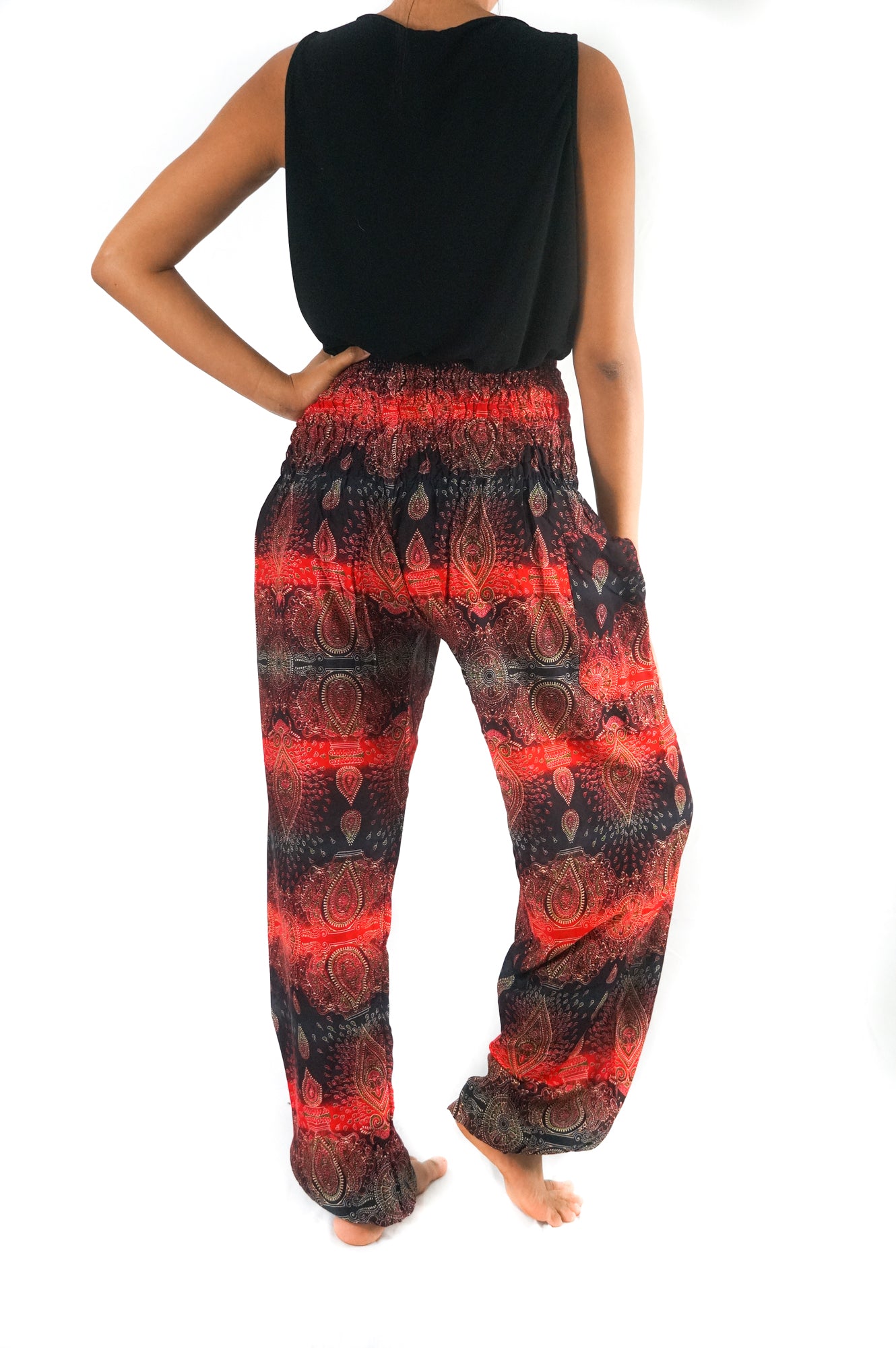 Striped Women Boho & Hippie Harem Pants