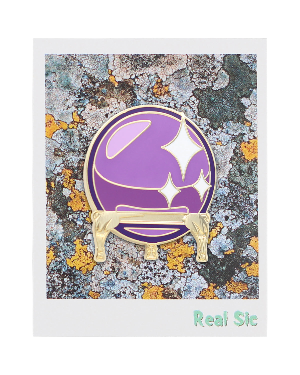 Crystal Ball Enamel Pin – Occult & Kawaii Pin