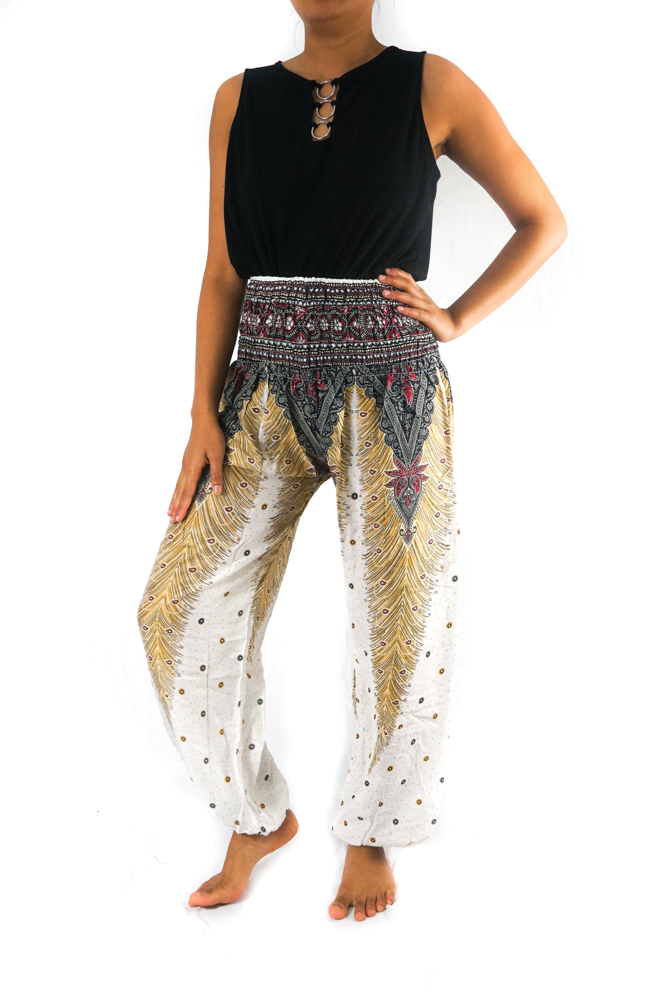 WHITE PEACOCK Women Boho & Hippie Harem Pants