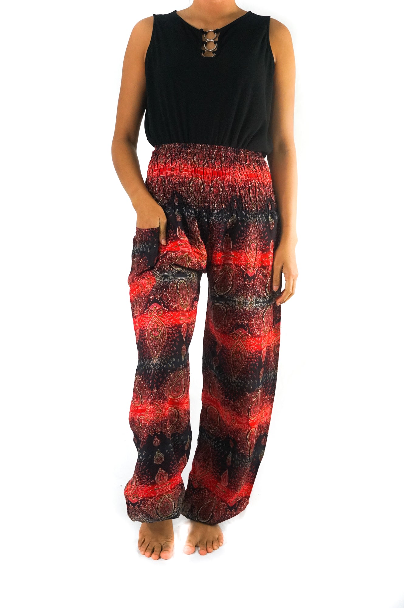 Striped Women Boho & Hippie Harem Pants