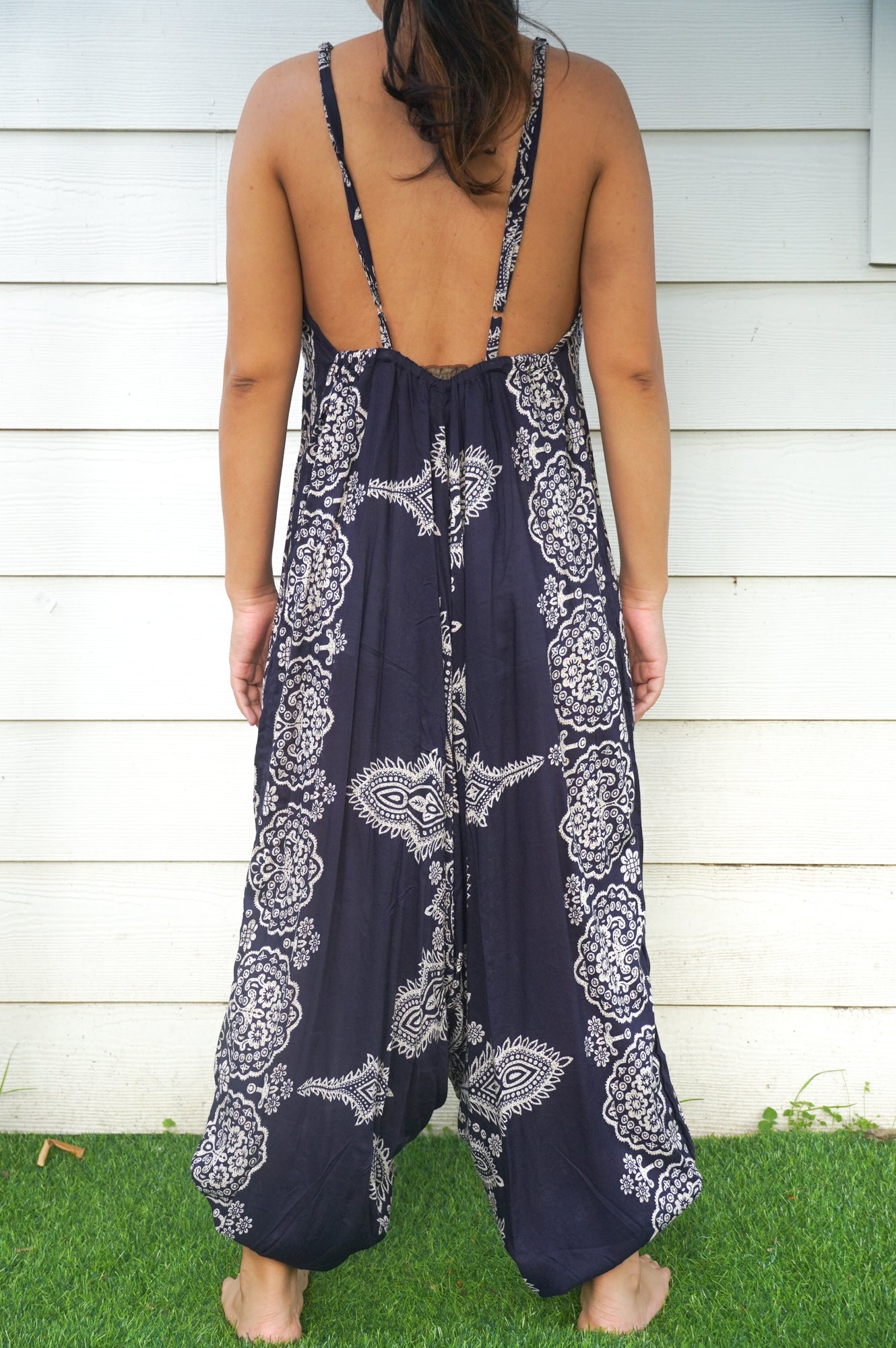 Blue Butterfly Boho Hippie Jumpsuits