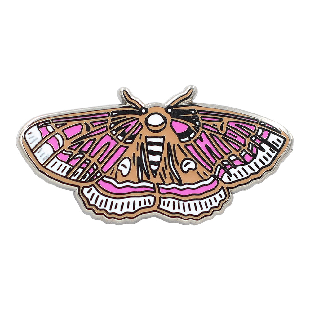 Moth Pin - Cute & Occult Moth Enamel Pin in 4 Colors