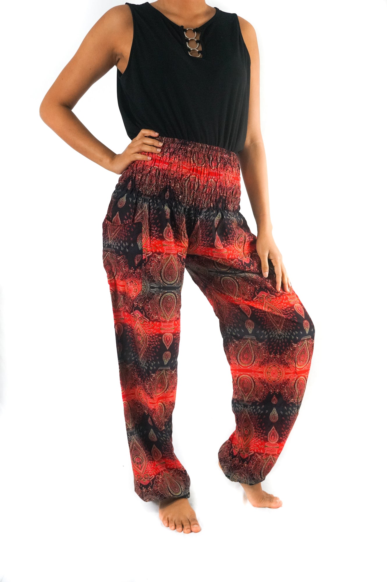 Striped Women Boho & Hippie Harem Pants