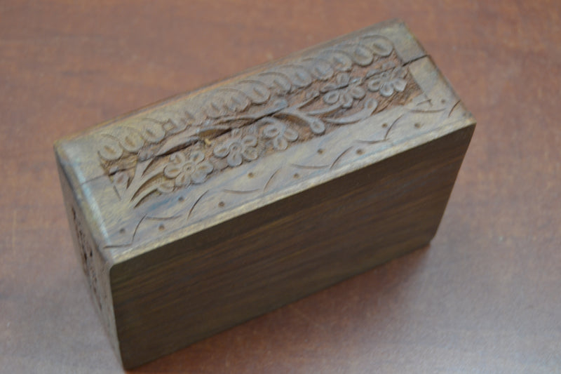 Handmade Flower Storage Wood Box