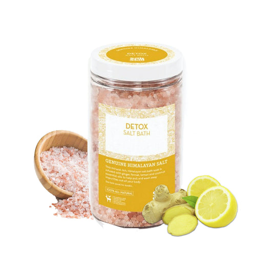 Salt Skill - Natural Himalayan Soaking Bath Salts Detox 32 OZ