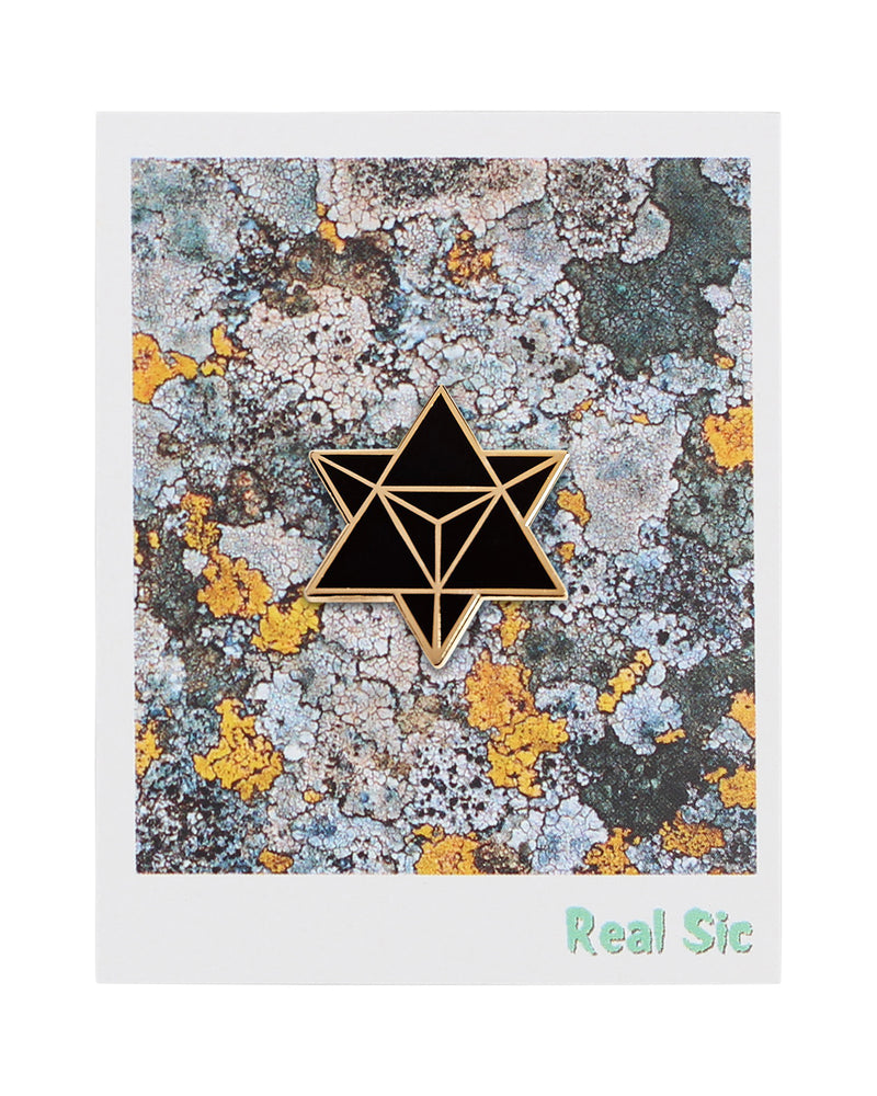 Star Merkaba / Tetrahedron â€“ Enamel Pin