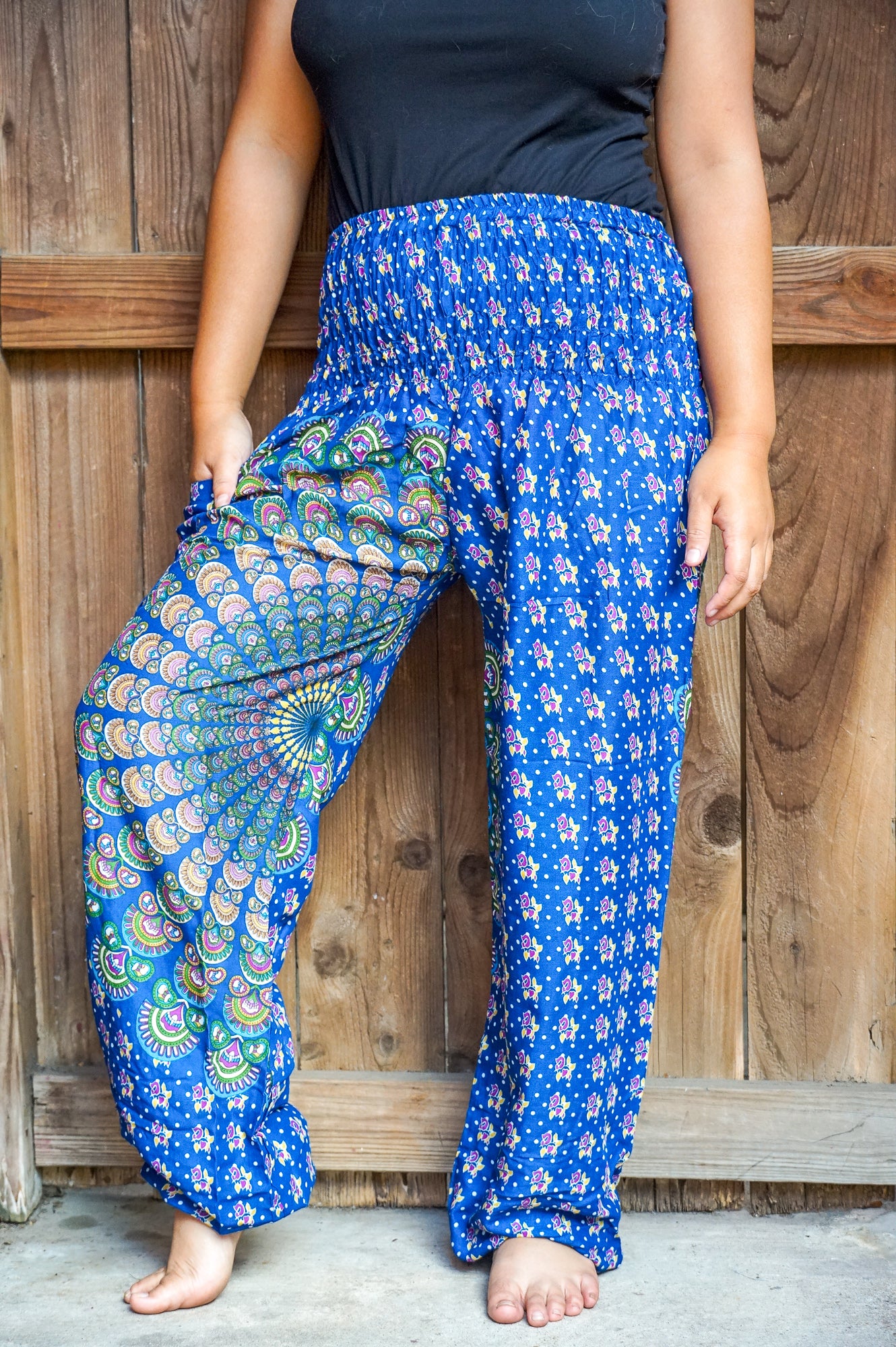 Blue Chakra Women Boho & Hippie Harem Pants