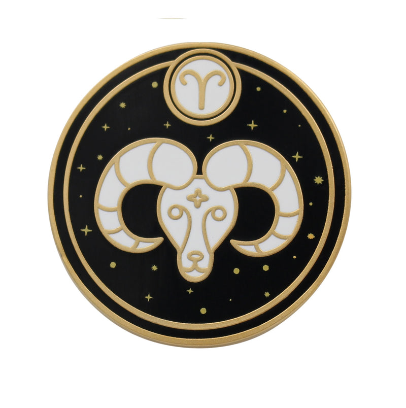 Aries Astrological Sign Pin - Star Sign / Astrology Enamel Pins