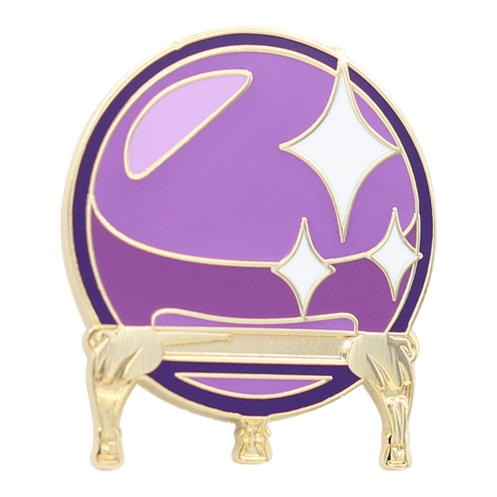 Crystal Ball Enamel Pin – Occult & Kawaii Pin