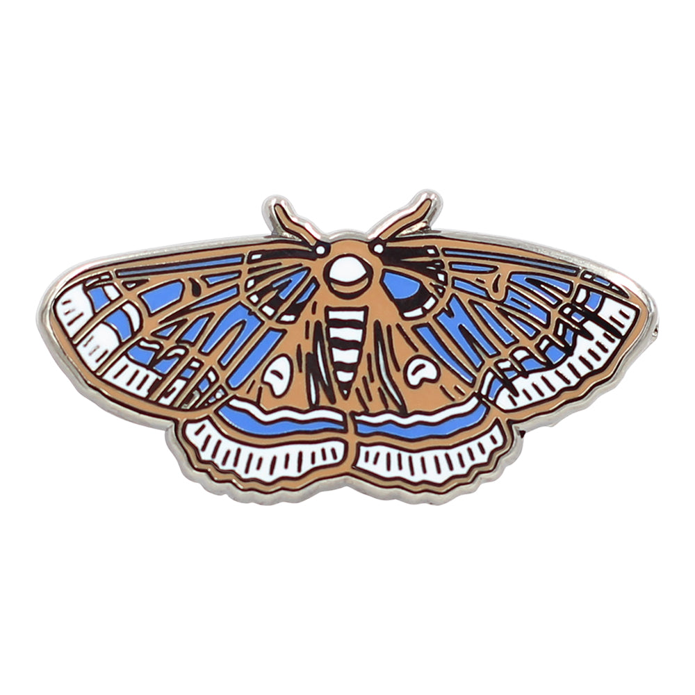 Moth Pin - Cute & Occult Moth Enamel Pin in 4 Colors