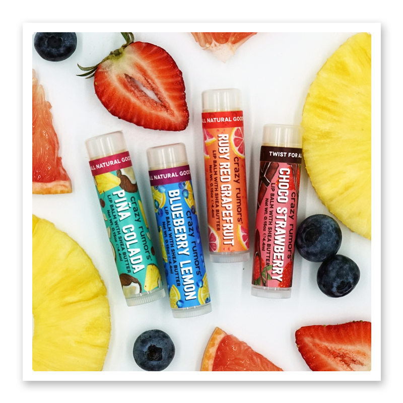Fruity Mix Lip Balm - 100% Natural + Vegan