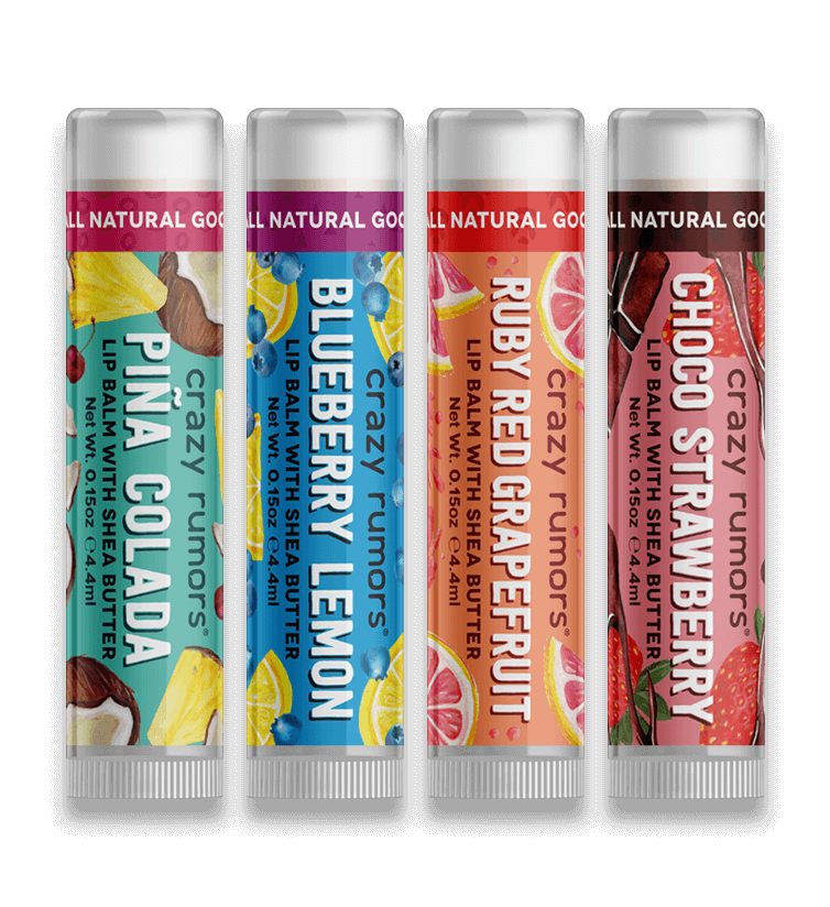 Fruity Mix Lip Balm - 100% Natural + Vegan