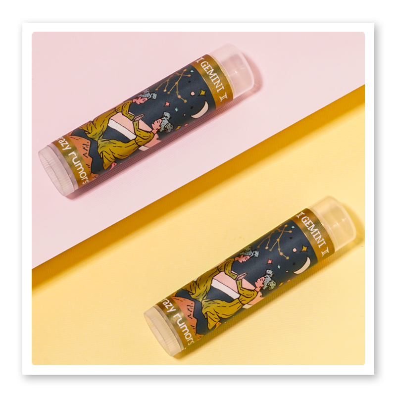 Gemini Lip Balm - Zodiac - Constellation - 100% Natural + Vegan