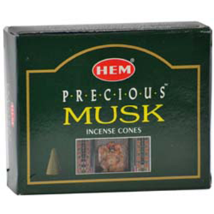 Musk HEM Incense Cones 10 pack - Wiccan Place