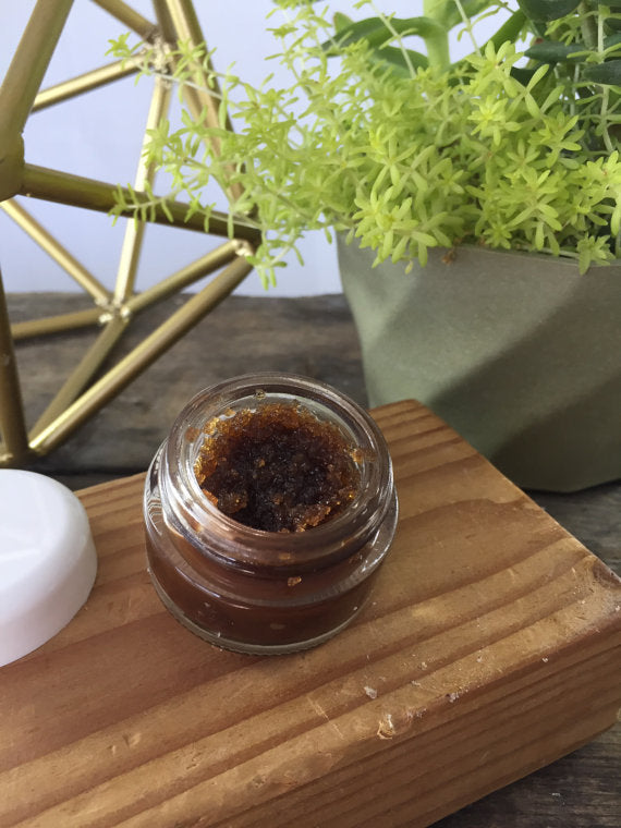 Organic Chocolate Lip Scrub / Flaky Chapped Lips