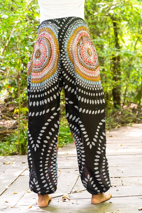 Black Lotus Women Boho & Hippie Harem Pants