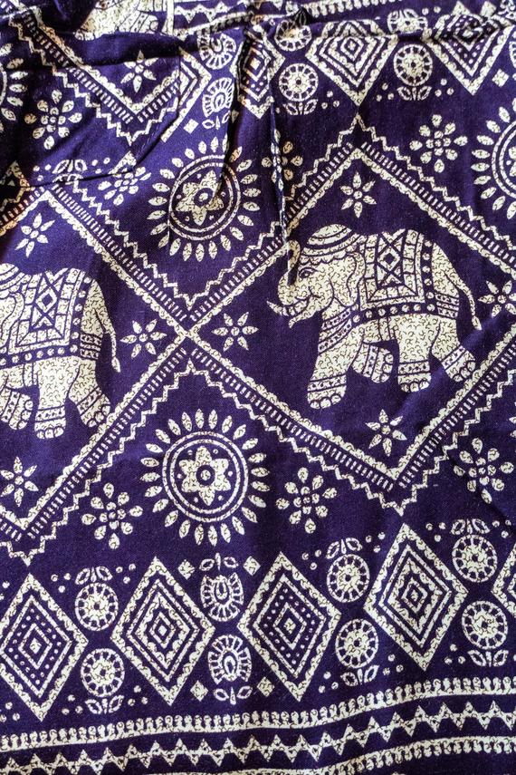 Purple Elephant Women Boho & Hippie Harem Pants