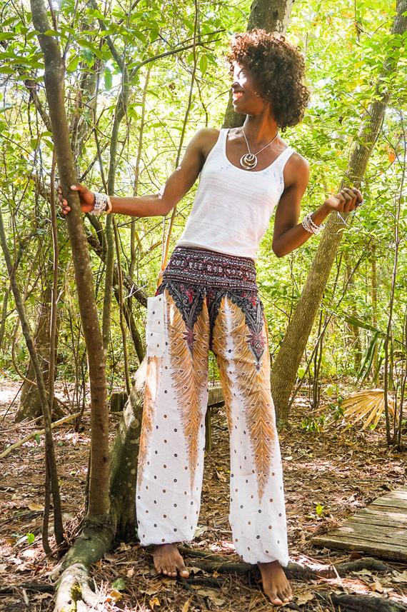 WHITE PEACOCK Women Boho & Hippie Harem Pants