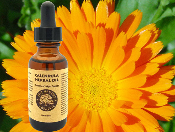 Calendula Herbal Oil. Most beneficial for dry skin