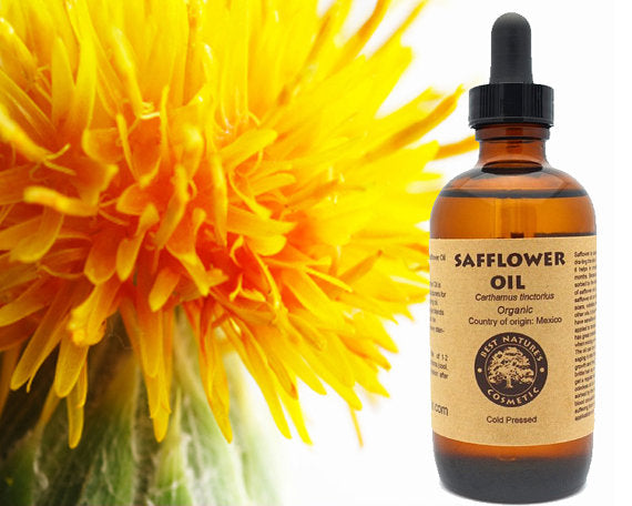 Organic Safflower Seed Oil (Cold Pressed)