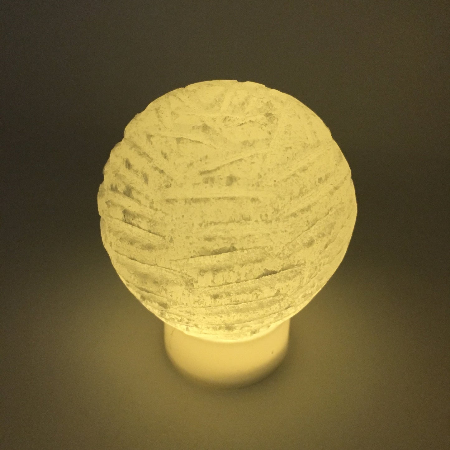 Selenite Bubble Lamp