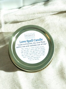 Love Spell / Intention Ritual Candle / Love and Light -