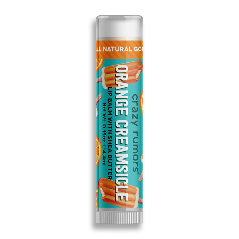 Orange Creamsicle Lip Balm - 100% Natural + Vegan