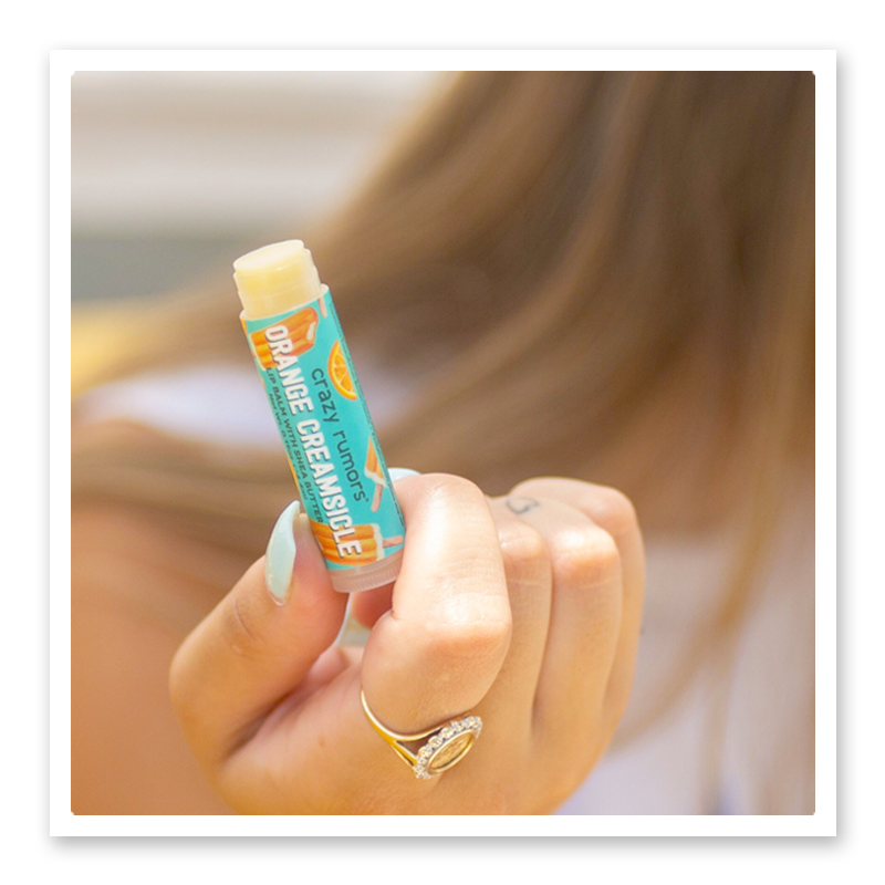 Orange Creamsicle Lip Balm - 100% Natural + Vegan