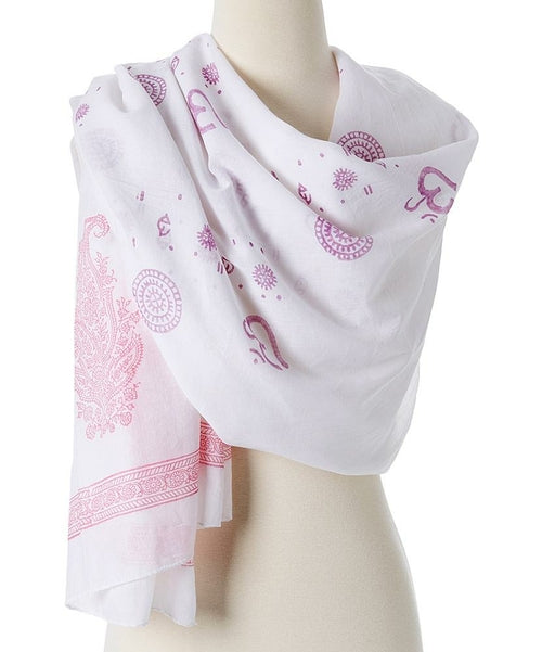 OM Shanti Meditation Yoga Prayer Shawl