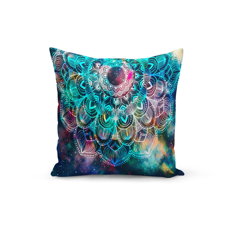 Rainbow Mandala Pillow Cover - Pillow Covers