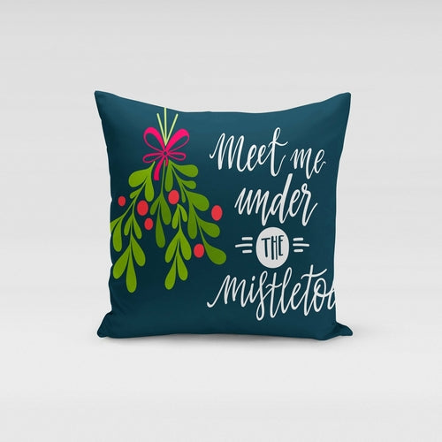 Under the Mistletoe Pillow Cover