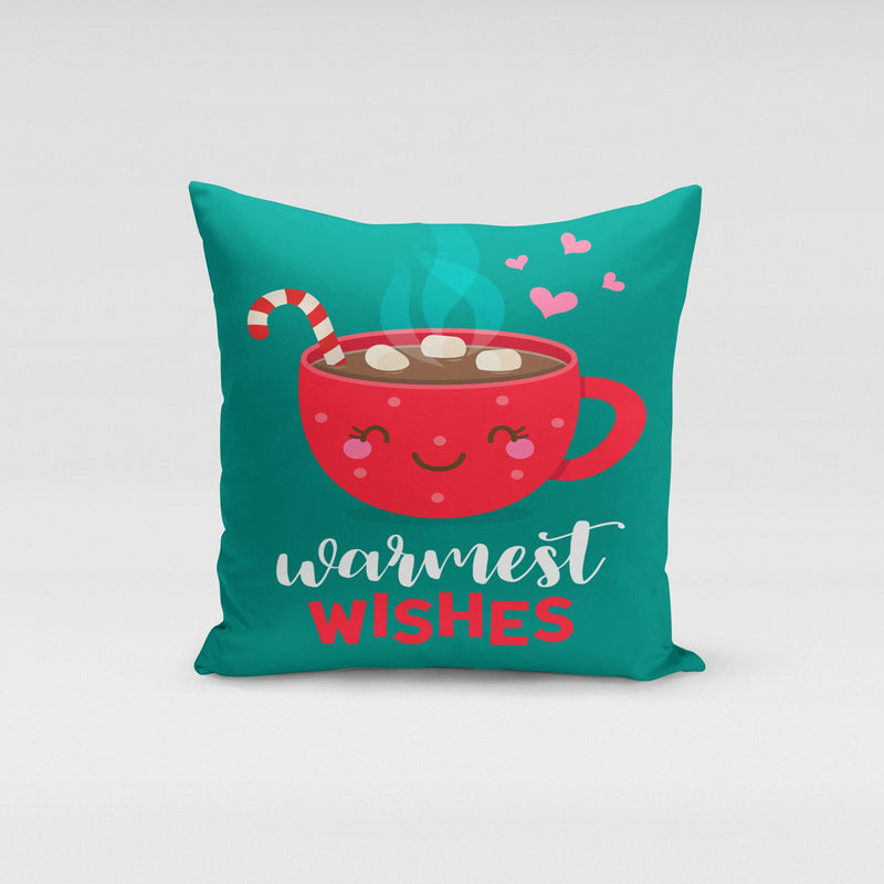 Warmest Wishes Pillow Cover - Holiday Your Way