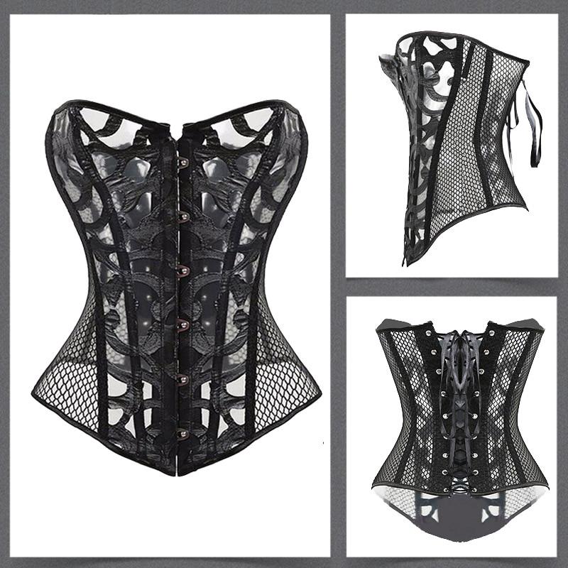 Miss Moly Steampunk Corset - Gothic Bustier Boned Overbust Dress